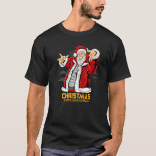 T-shirt Noël Dj Santa Claus Costume fête de Noël