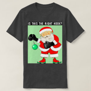 T-shirt Noël drôle de boxe
