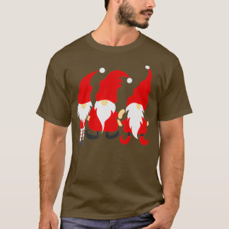 T-shirt Noël Drôle Gnomes 136