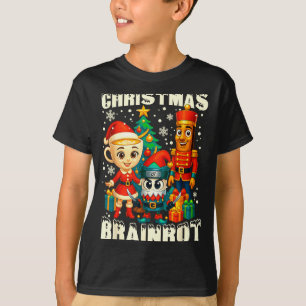 T-shirt Noël drôle italien Cerveau Pourri Italien CerveauP