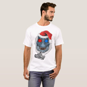 T-shirt Noël du cool T-Rex