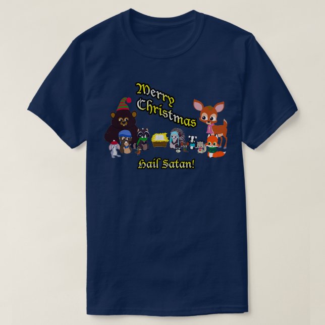T-shirt Noël du Critère des bois  (Design devant)