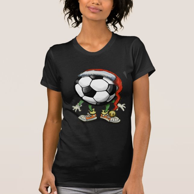 T-shirt Noël du football (Devant)