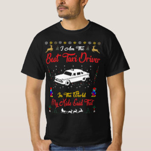T-shirt Noël du meilleur chauffeur de taxi