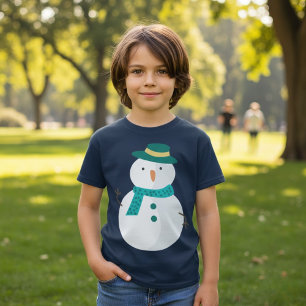 T-shirt Noël du mignon Snowman