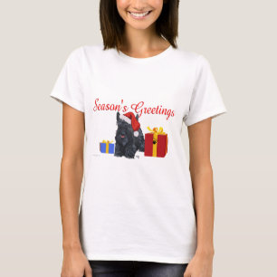 T-shirt Noël écossais Terrier