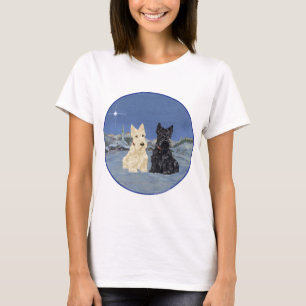 T-shirt Noël écossais Terrier