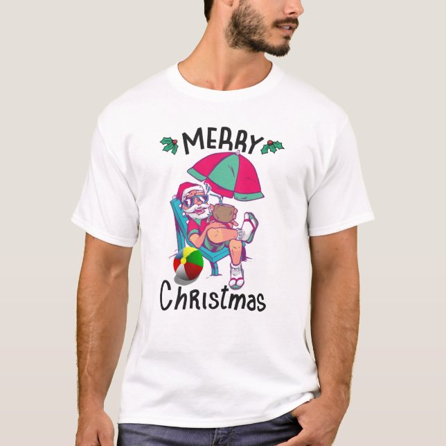 T-shirt Noël en juillet (Devant)