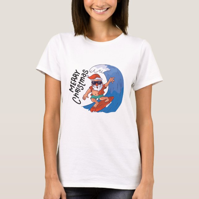 T-shirt Noël en juillet (Devant)
