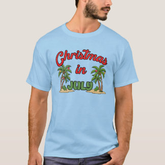 T-shirt Noël en juillet