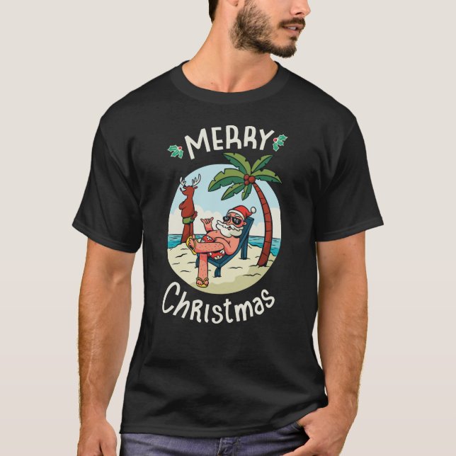 T-shirt Noël en juillet (Devant)