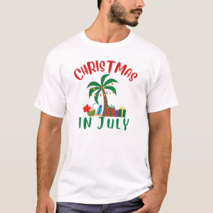 T-shirt Noël En Juillet