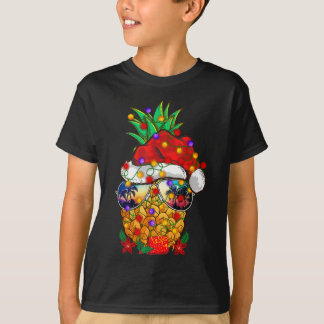 T-shirt Noël en juillet Ananas Drôle Joyeux Noël