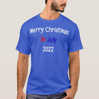 T-shirt Noël En Juillet Été Père Noël Noël 2022