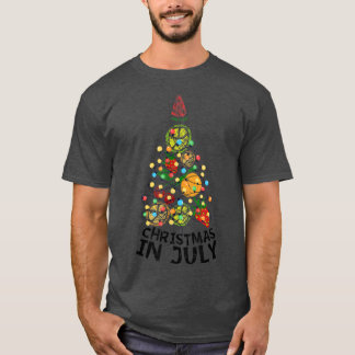 T-shirt Noël En Juillet Fruit Xmas Arbre Tee Été Homme W
