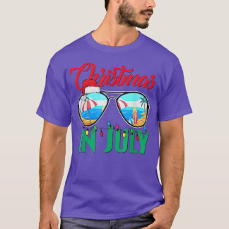 T-shirt Noël en juillet Lunettes de soleil, casquettes, pl