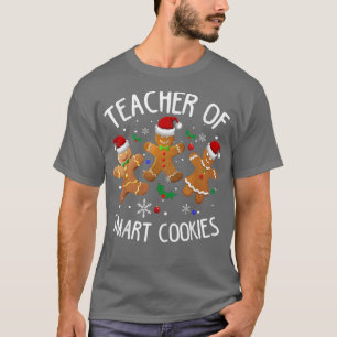 T-shirt Noël Enseignant Cute Gingerbread Cookies