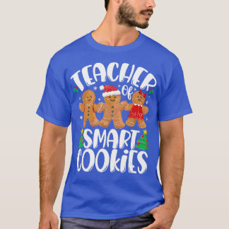 T-shirt Noël Enseignant Cute Gingerbread Cookies
