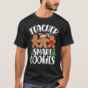 T-shirt Noël Enseignant Cute Gingerbread Cookies