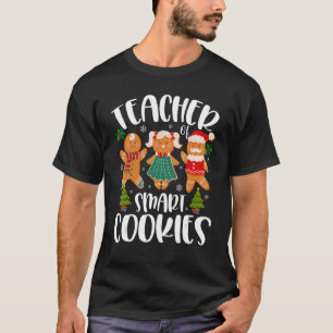T-shirt Noël Enseignant Cute Gingerbread Cookies