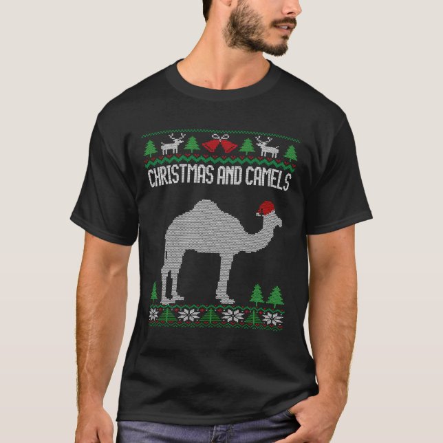 T-shirt Noël Et Les Chameaux Vilains Noël (Devant)