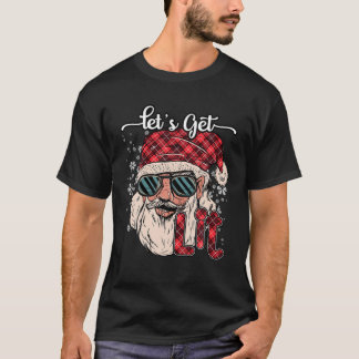 T-shirt Noël Faisons Lit Drôle Père Noël Xmas Hommes Femme