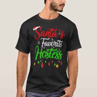 T-shirt Noël Favori Des Auberges De Noël Père Noël