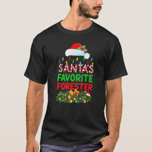 T-shirt Noël Favori Forester Père Noël