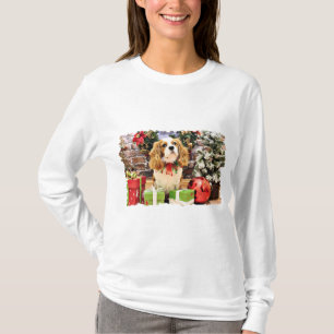 T-shirt Noël - franc-tireur cavalier d'épagneul du Roi