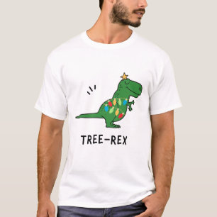 T-shirt Noël Funny Tree-Rex