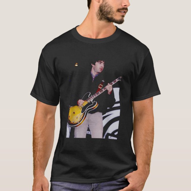 T-shirt Noel Gallagher Oasis Guitarist Live By Andy Willsh (Devant)