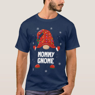 T-shirt Noël Gnome Maman Gnome Famille Rétro de Noël
