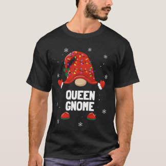 T-shirt Noël Gnome Queen Gnome Famille Noël drôle