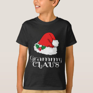T-shirt Noël Grammy Claus Correspondant Pyjama Santa Hat X
