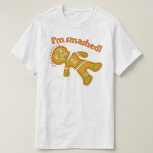 T-shirt Noël heurté drôle de pain d'épice