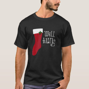 T-shirt Noël Humour Grossier Hommes Bien Pendus