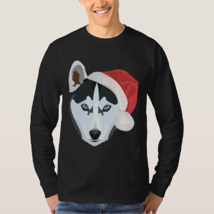 T-shirt Noël Husky