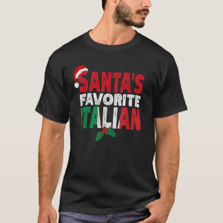 T-shirt Noël italien préféré de père Noël
