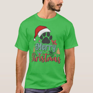 T-shirt Noël Joyeux Noël pour cadeau Chien de Noël