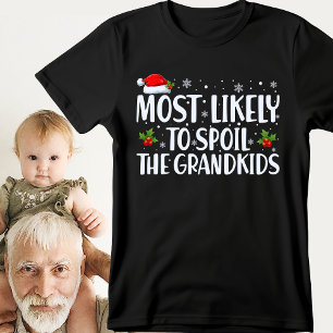 T-shirt Noël Les Plus Susceptibles De Gâcher Les Petits-En