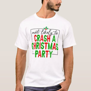 T-shirt Noël Les Plus Susceptibles De Regarder Noël Fun