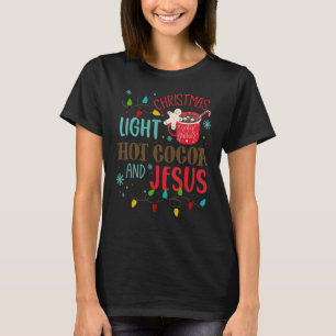 T-shirt Noël Light Coca chaud Jésus Noël Hot Coff