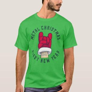 T-shirt Noël métallique