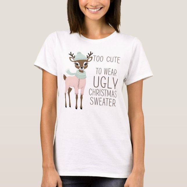 T-shirt Noël mignon (Devant)