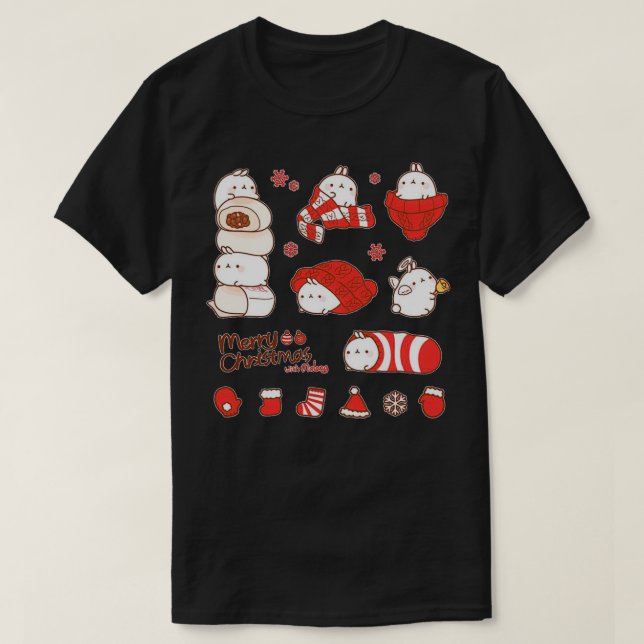 T-shirt Noël Molang (Design devant)