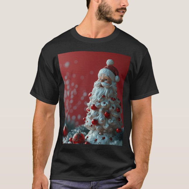 T-shirt Noel Noël motif Noel Père Noël Concept Design (Devant)