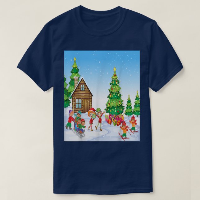 T-shirt Noël Noël Noël Fêtes Hannukah Enfants Jumeaux Va (Design devant)