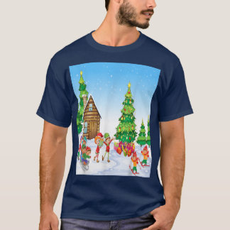 T-shirt Noël Noël Noël Fêtes Hannukah Enfants Jumeaux Va