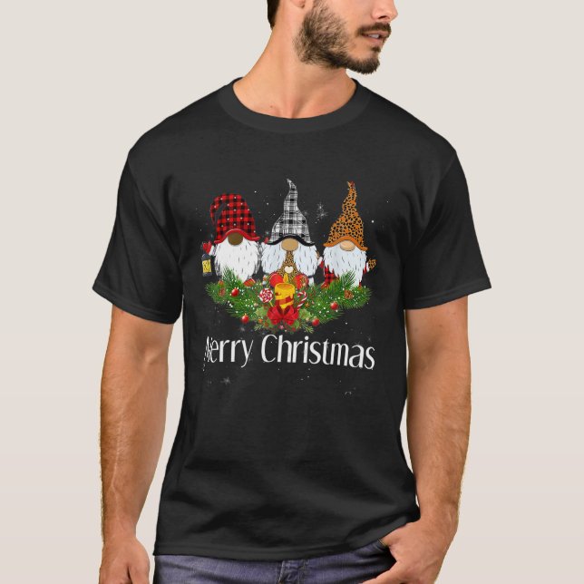T-shirt Noël noir afro-américain (Devant)