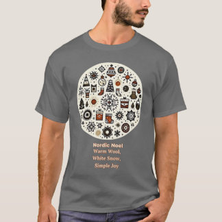T-shirt Noël nordique : Cosy Gear & Simple Joy
